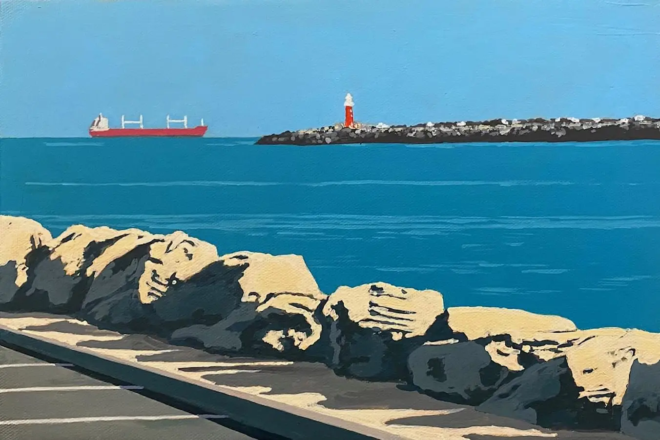 North Mole, Fremantle Harbour from South Mole no.2