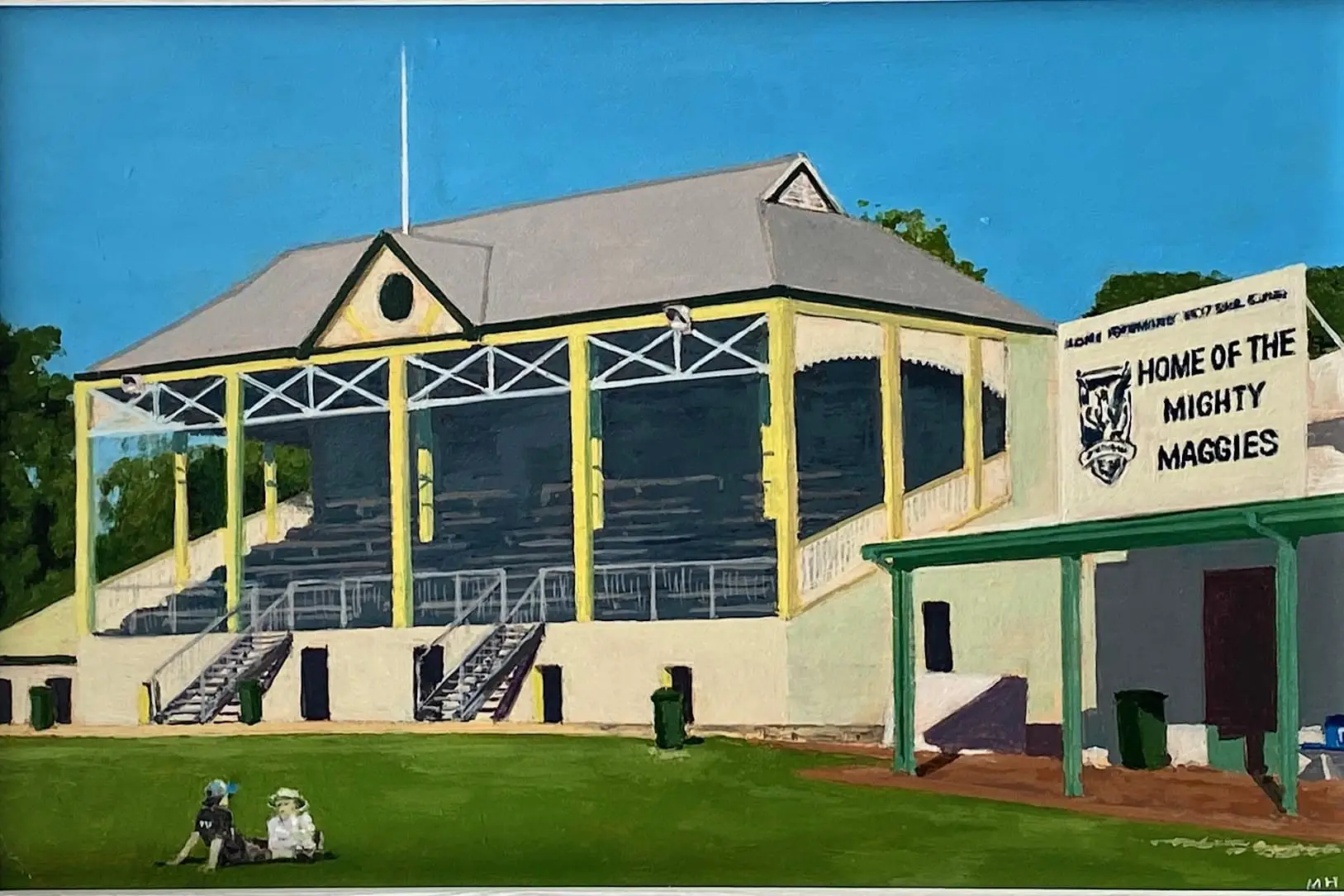 Home of the Mighty Magpies Gilbert Fraser Reserve, North Fremantle