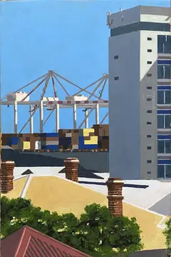 Fremantle Harbour from the Roundhouse